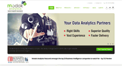 Desktop Screenshot of modakanalytics.com