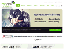 Tablet Screenshot of modakanalytics.com